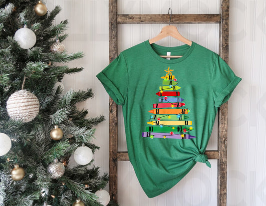 Crayon Tree Graphic Tee