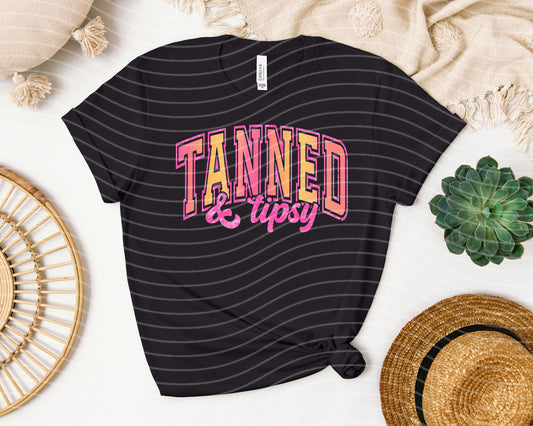 Tanned & Tipsy Graphic Tee