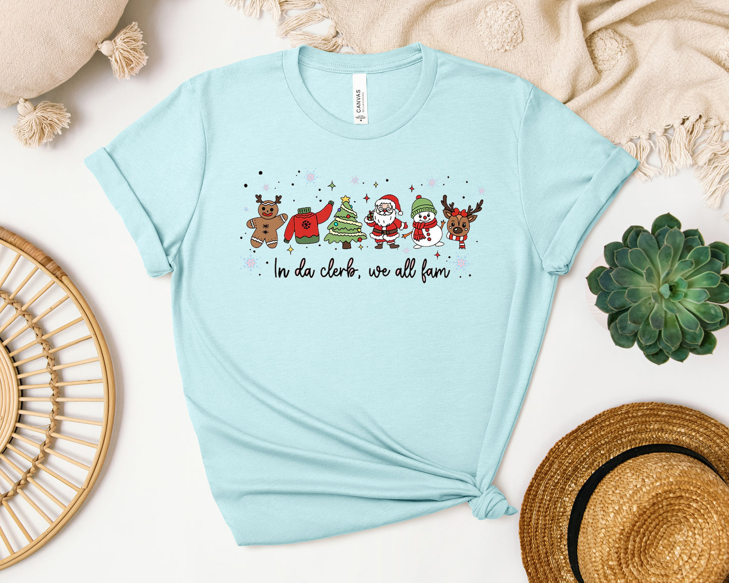 In da Clerb We all Fam Graphic Tee
