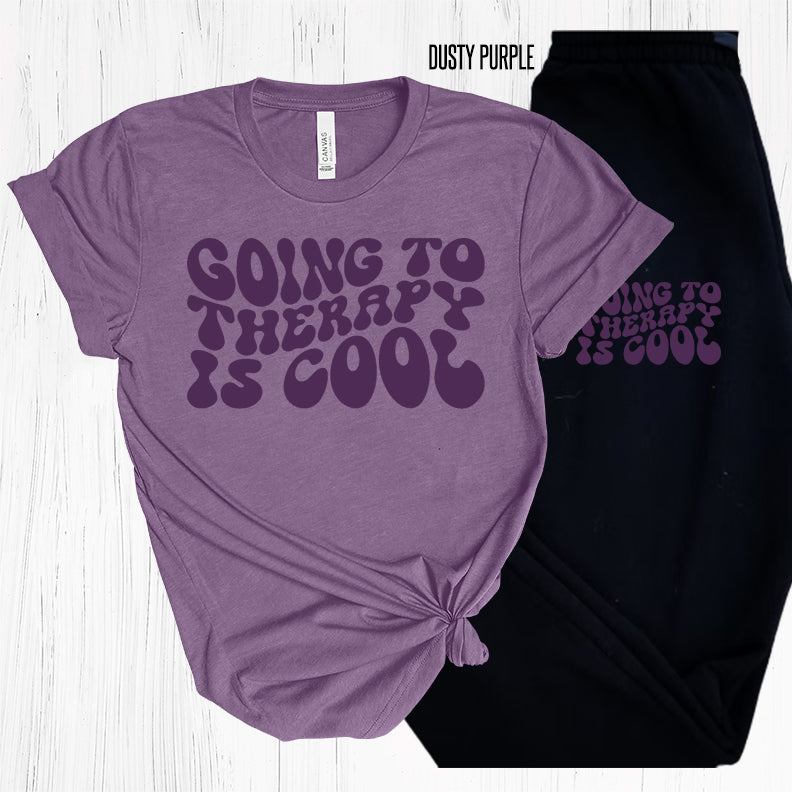 Going To Therapy Is Cool Graphic Tee Graphic Tee