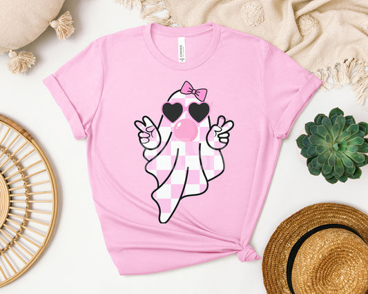 Bubblegum Ghost Graphic Tee