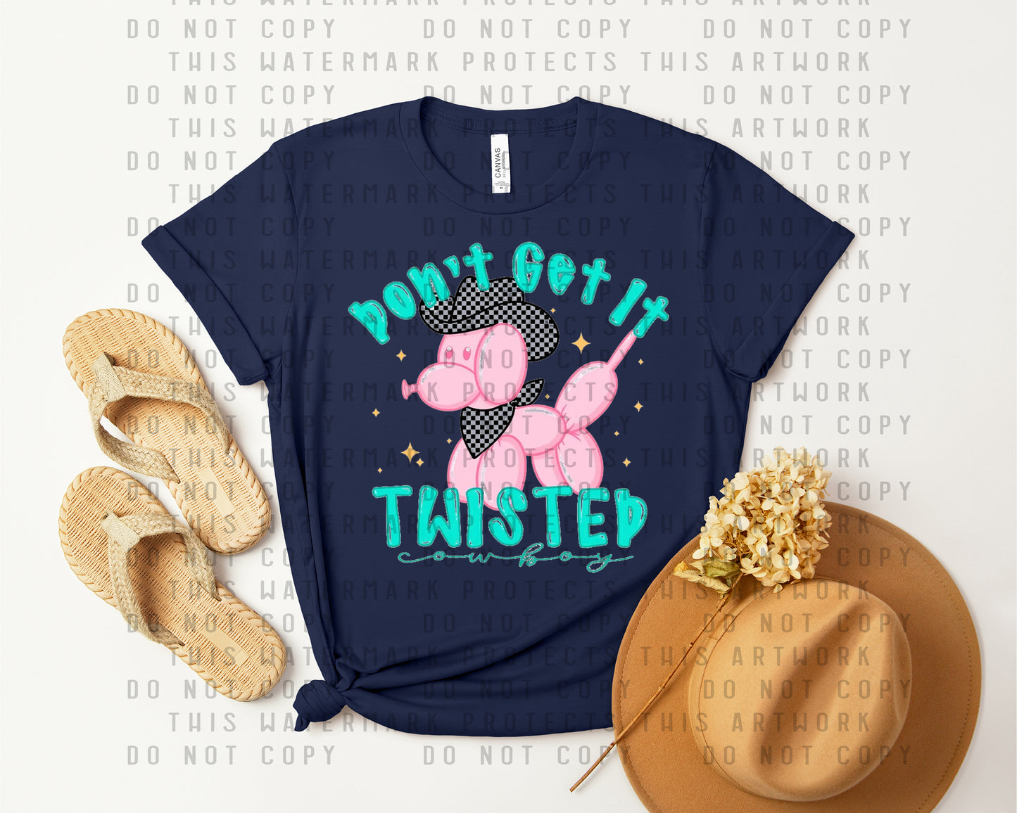 Don't Get It Twisted Cowboy Graphic Tee