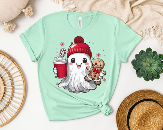 Christmas Ghost Graphic Tee