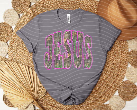 Jesus Camo Graphic Tee