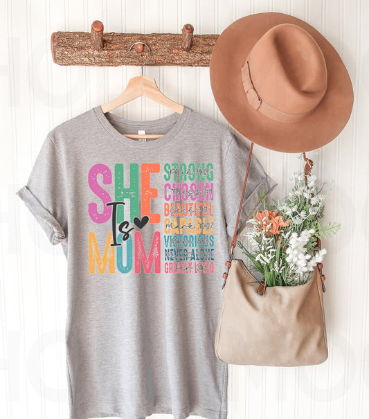 She is Mom Graphic Tee
