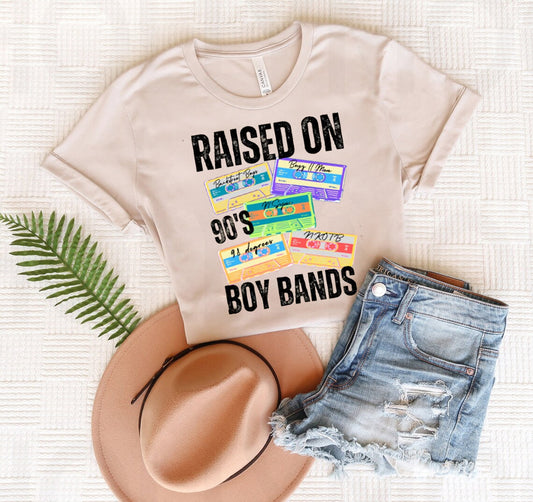 Raised on 90's Boy Bands Graphic Tee