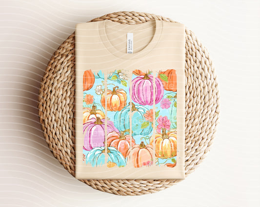 Pastel Pumpkins Graphic Tee
