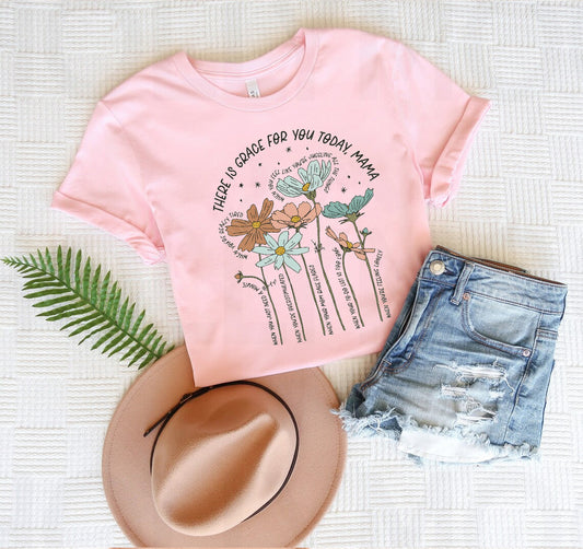 There is Grace for You Today Mama Graphic Tee