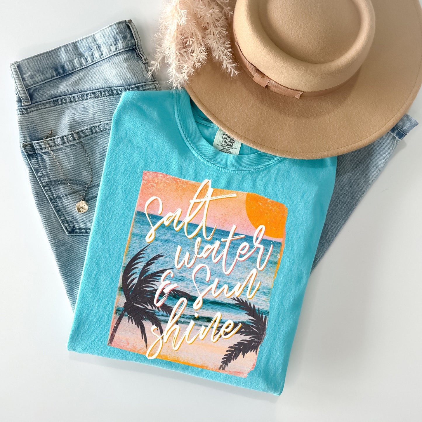 Salt Water & Sun Shine Graphic Tee