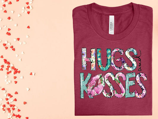 Hugs And Kisses Graphic Tee Graphic Tee