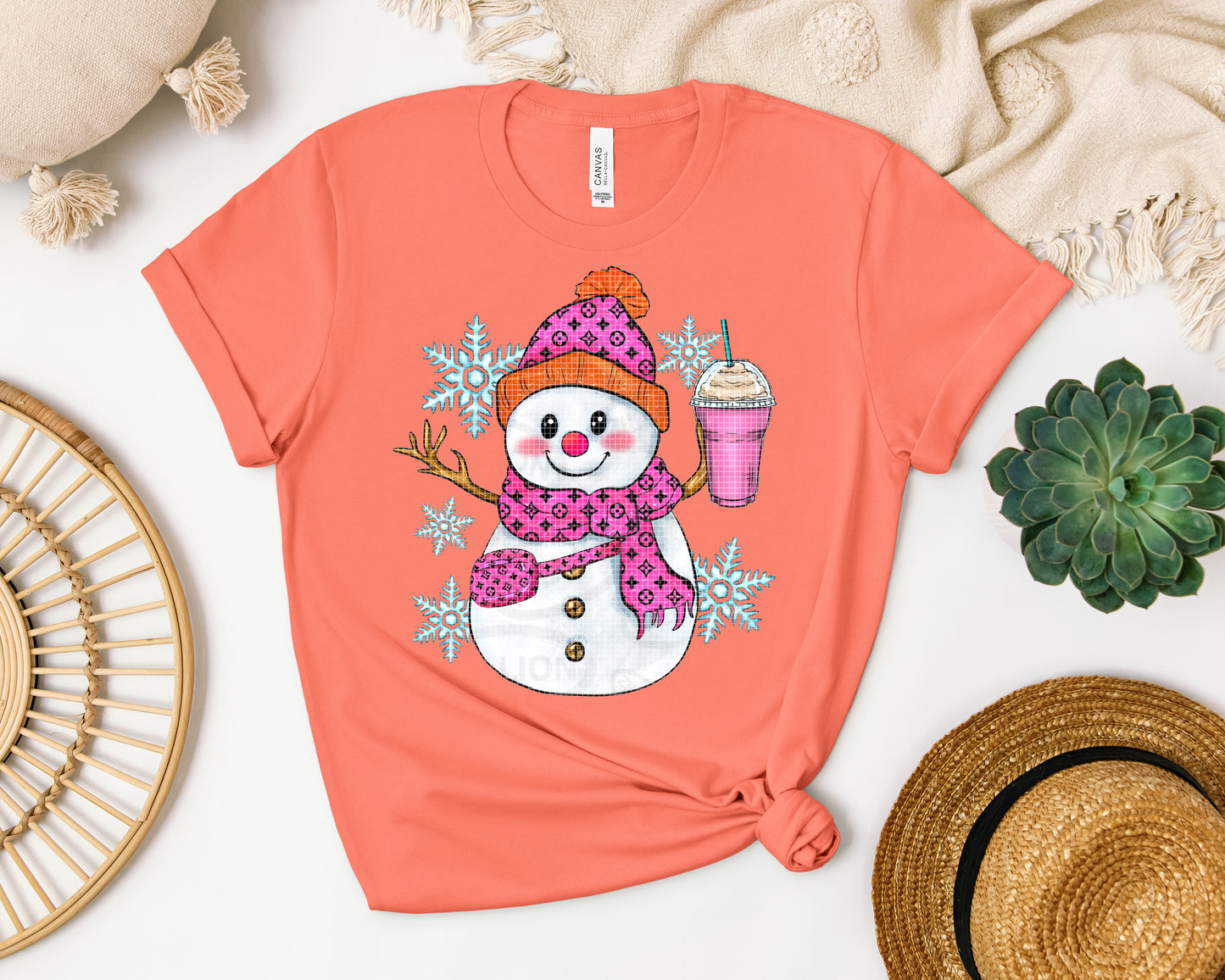 Bougie Snowman Graphic Tee