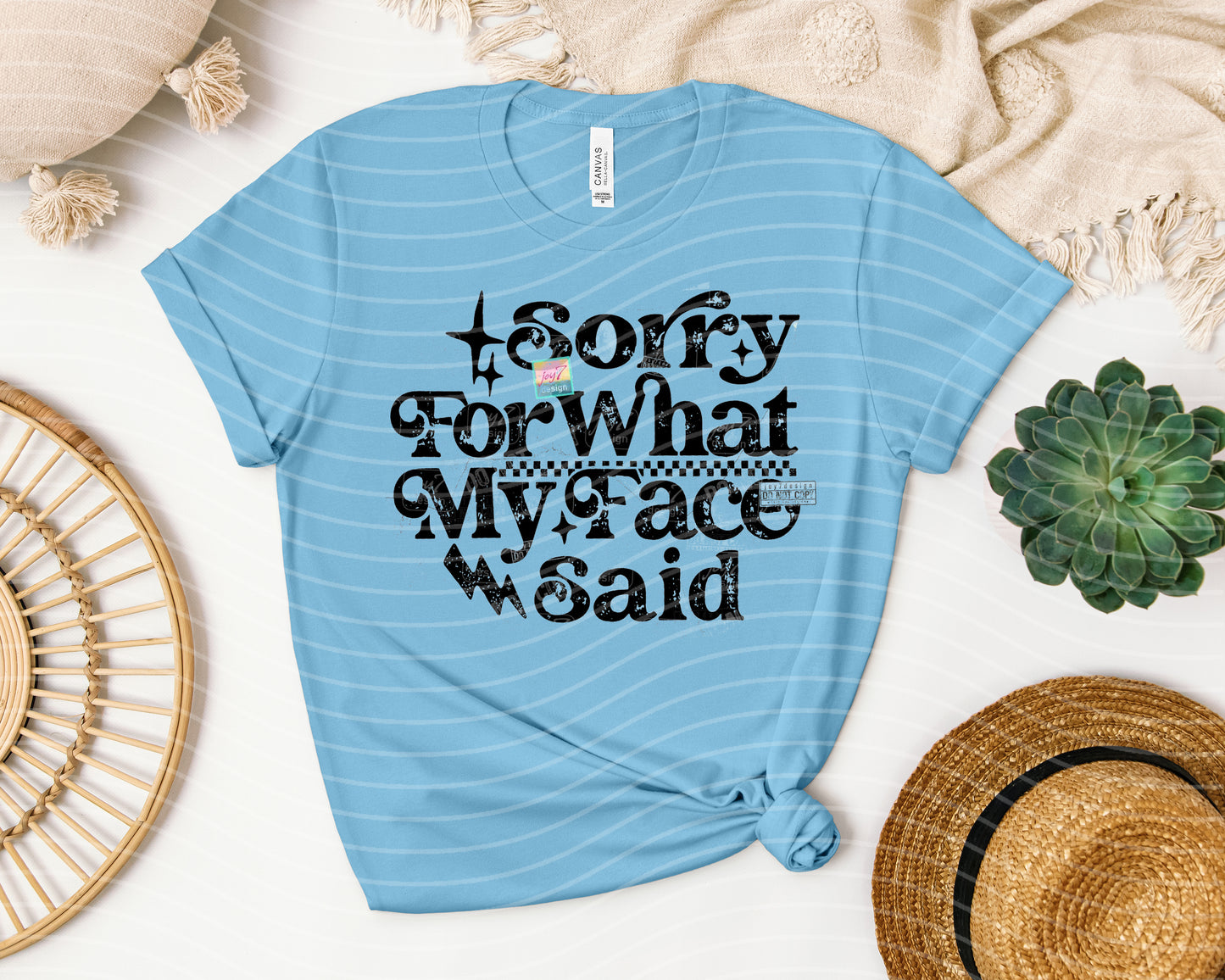 Sorry for What My Face Said Graphic Tee