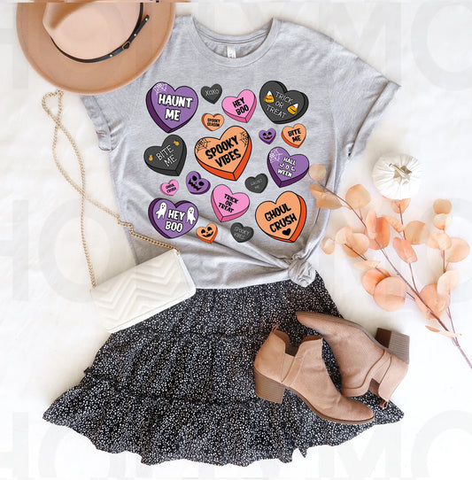 Halloween Hearts Graphic Tee