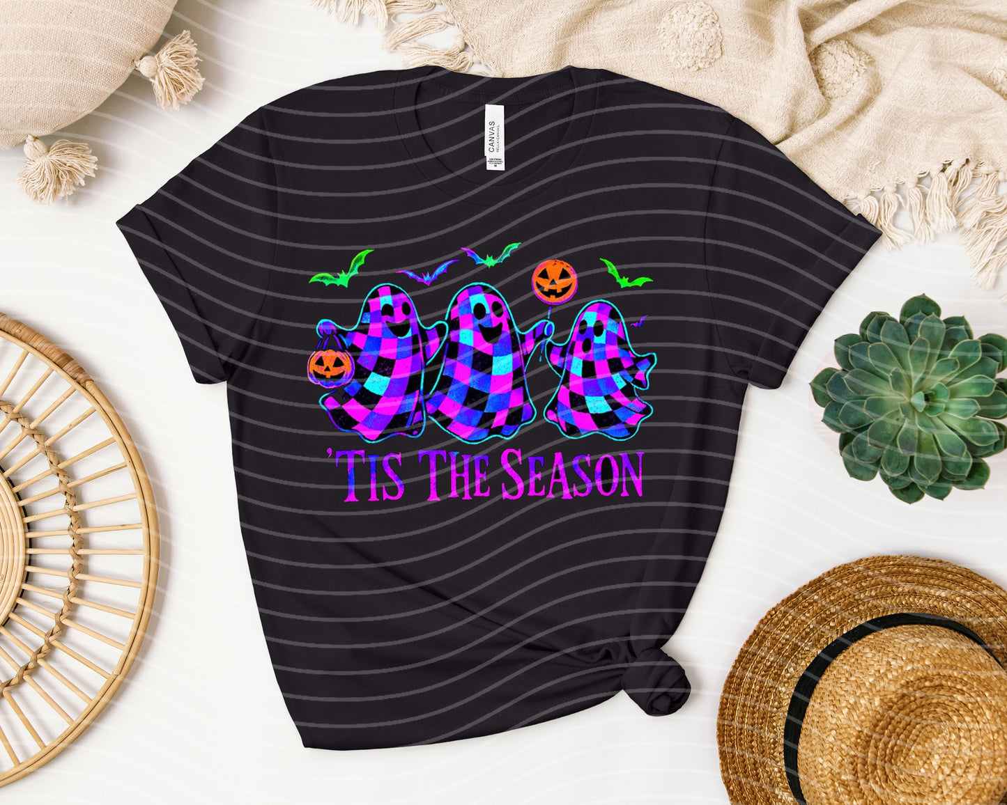 Neon Tis the Season Graphic Tee