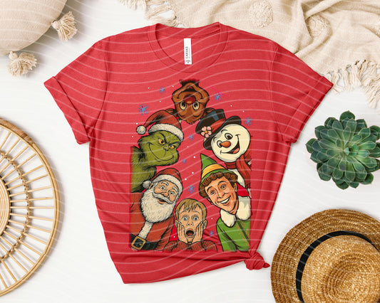 Peeking Christmas Graphic Tee