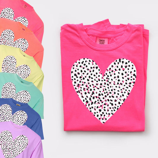 Dalmation Heart Graphic Tee