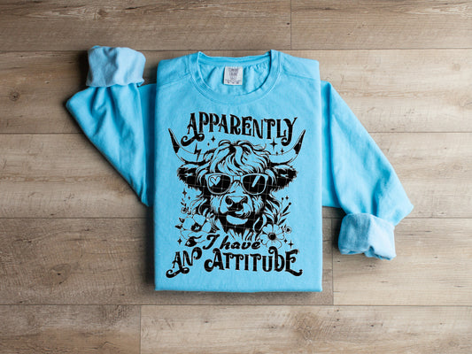 Apparently I Have an Attitude Graphic Tee