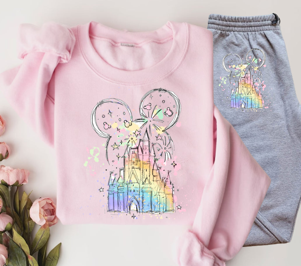 Rainbow Castle Graphic Tee Graphic Tee