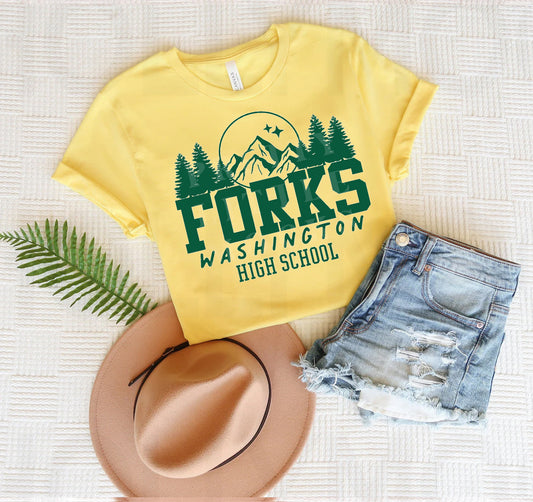 Forks Washington High School Graphic Tee