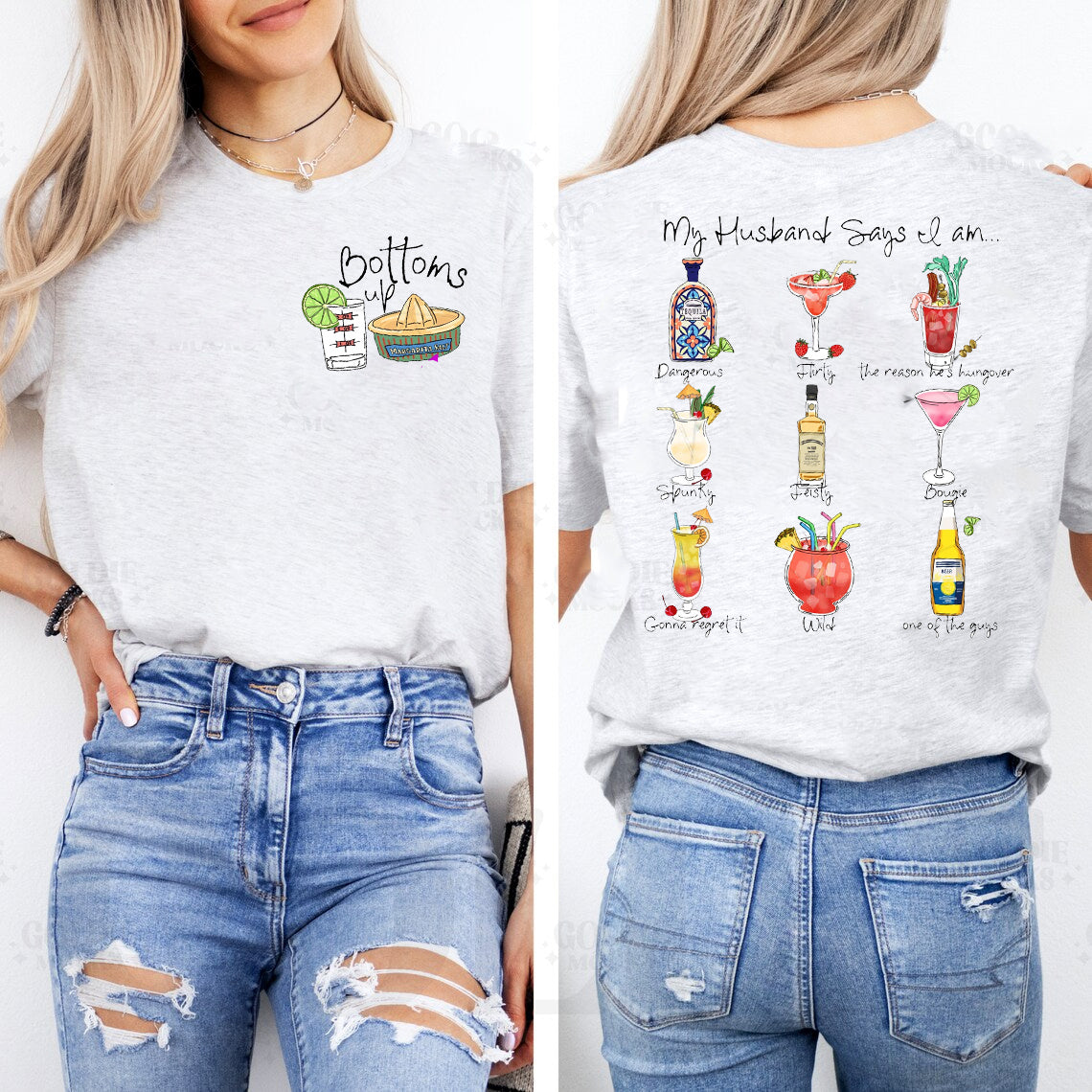 Bottoms Up Graphic Tee