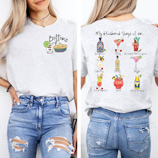 Bottoms Up Graphic Tee