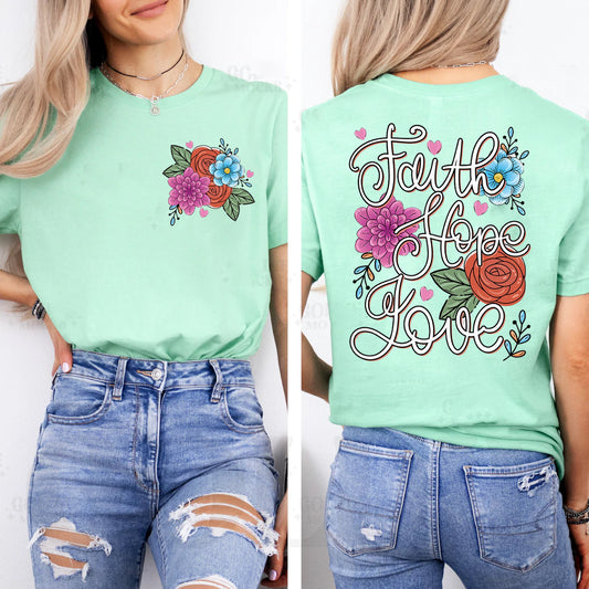 Faith Hope Love Graphic Tee