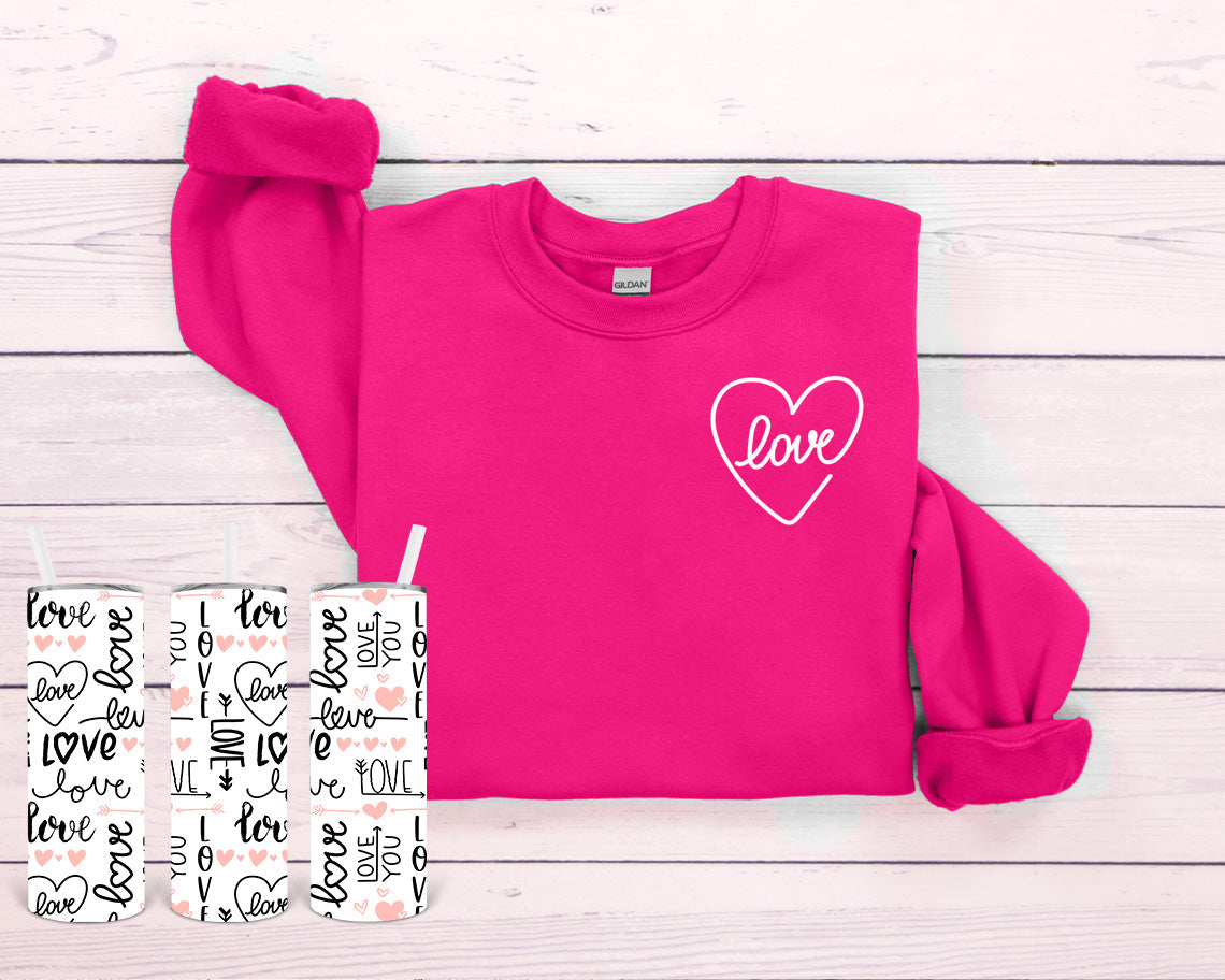Love Doodle Graphic Tee Graphic Tee