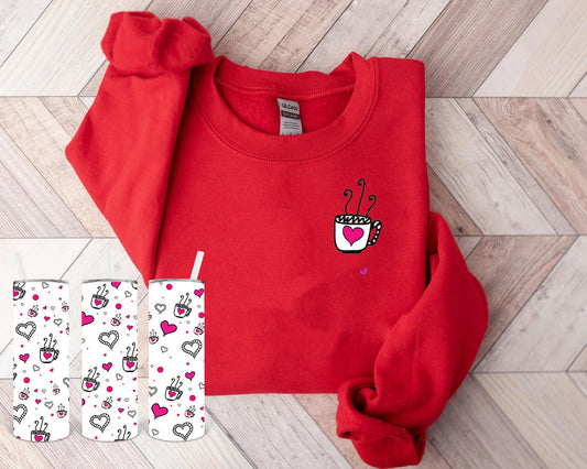 Coffee Doodle Graphic Tee Graphic Tee