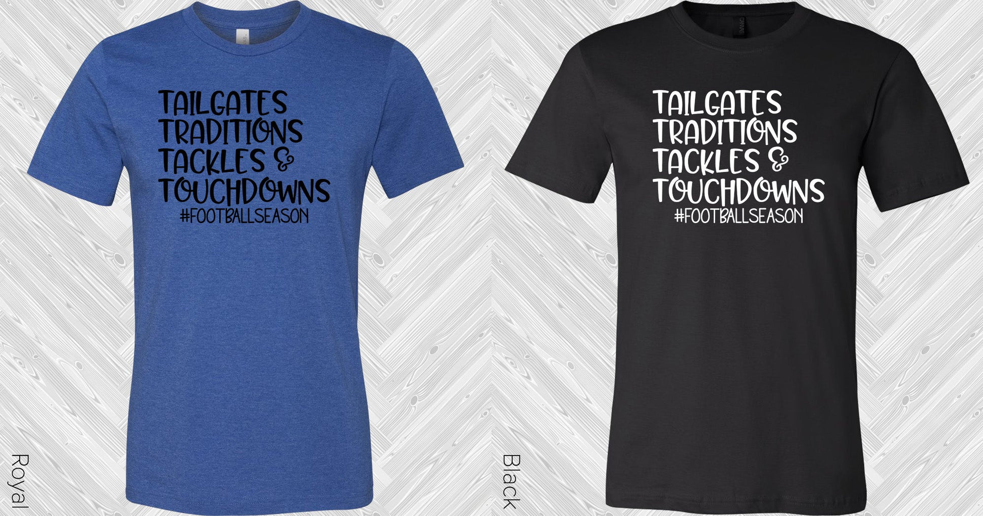 Tailgates Traditions Tackles & Touchdowns Graphic Tee Graphic Tee