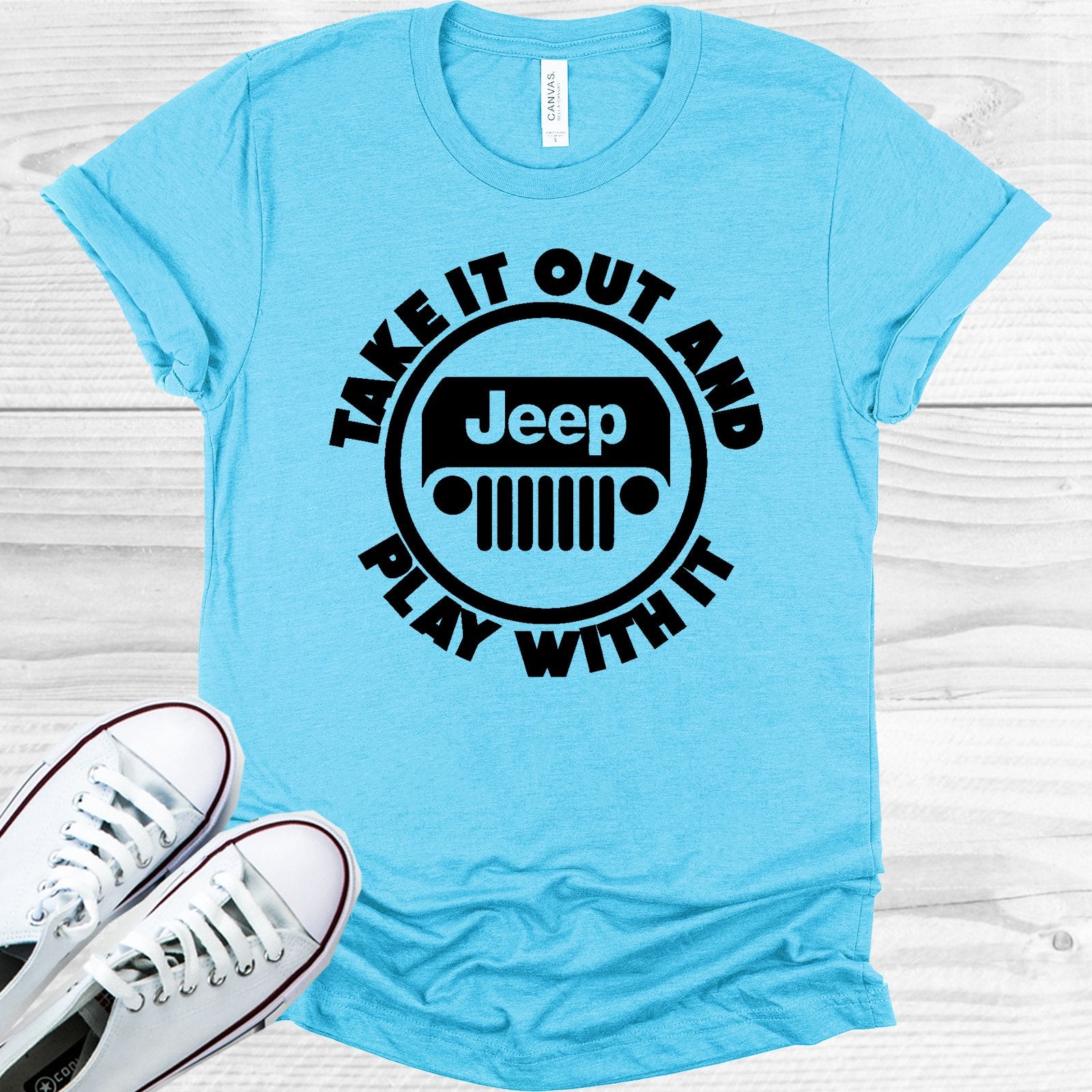 Take It Out And Play With It Jeep Graphic Tee Graphic Tee
