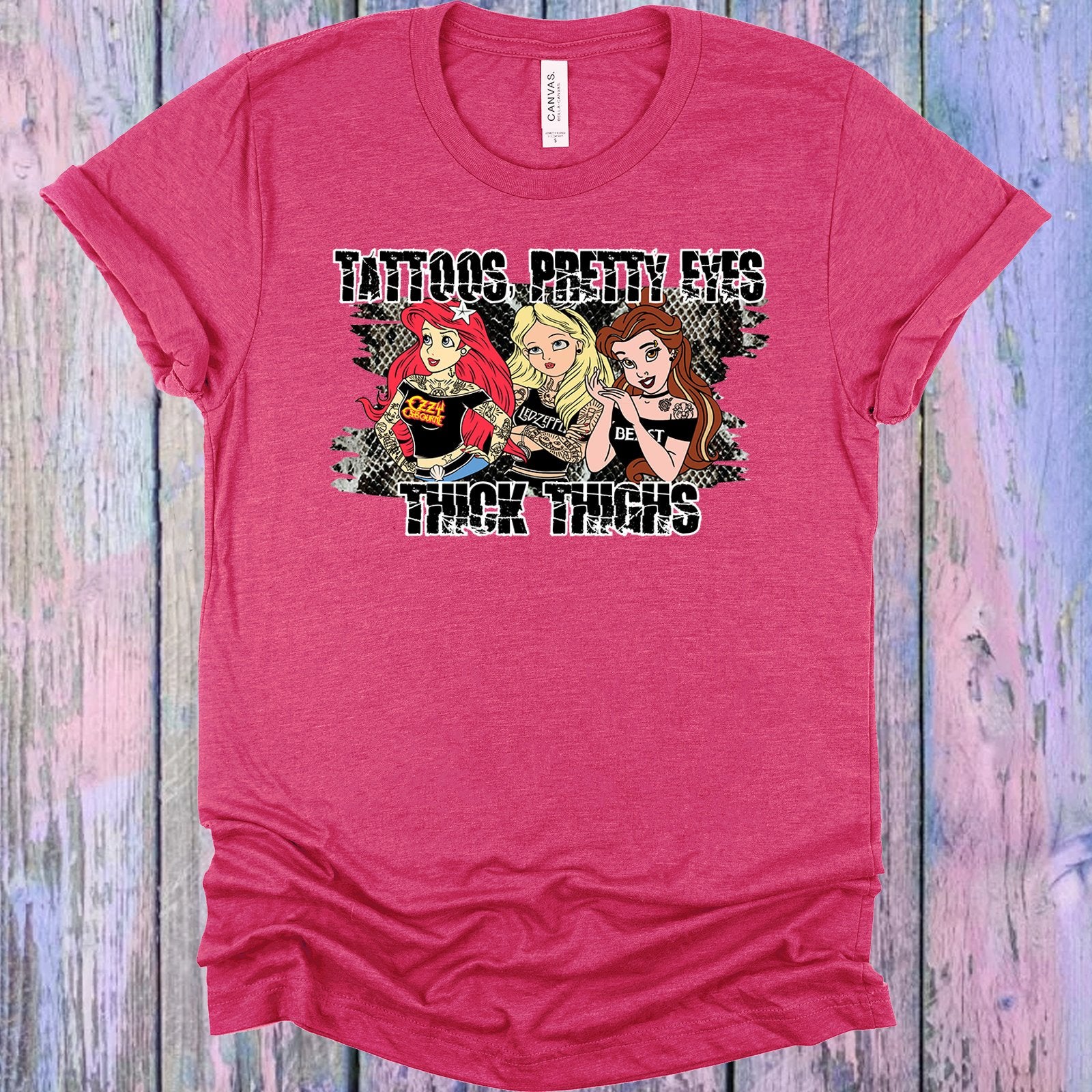 Tattoos Pretty Eyes Thick Thighs Graphic Tee Graphic Tee