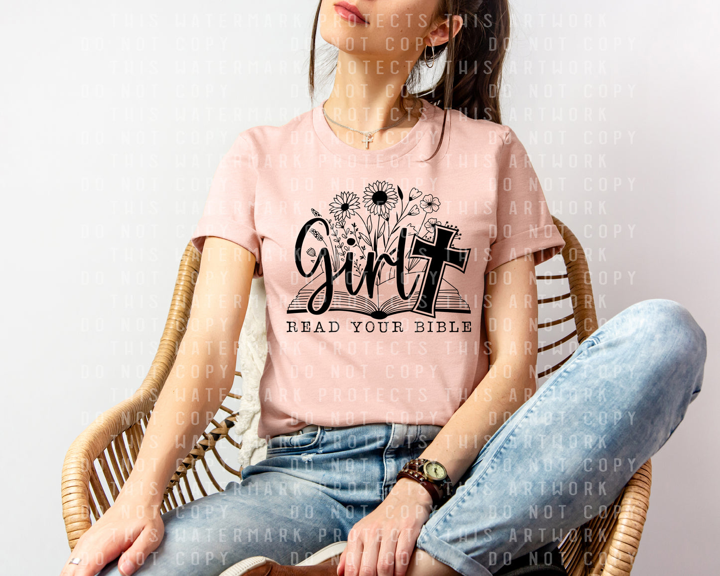 Girl Read Your Bible Graphic Tee