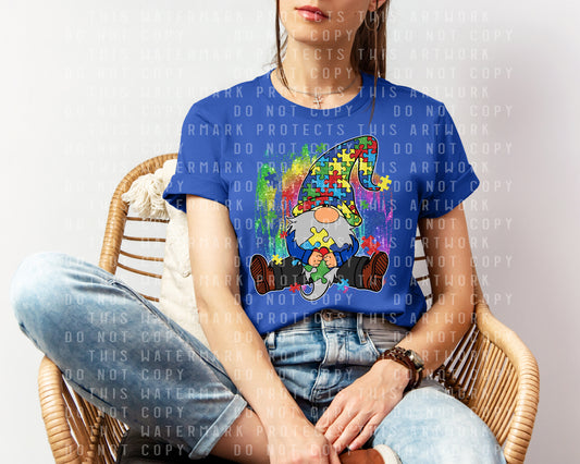 Autism Gnome Graphic Tee