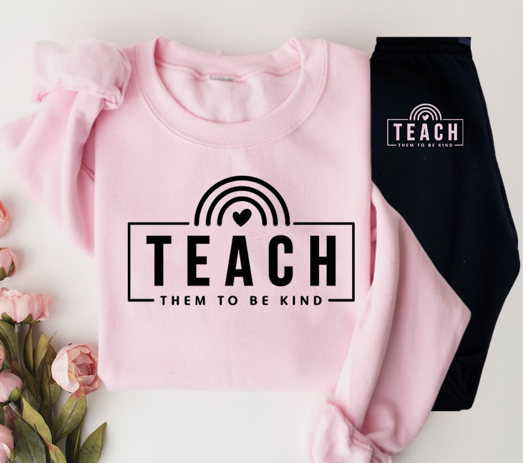 Teach Them To Be Kind Graphic Tee Graphic Tee