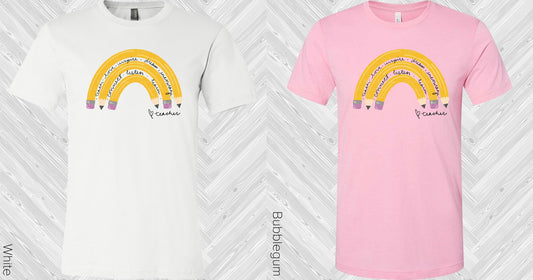 Teacher Rainbow Graphic Tee Graphic Tee