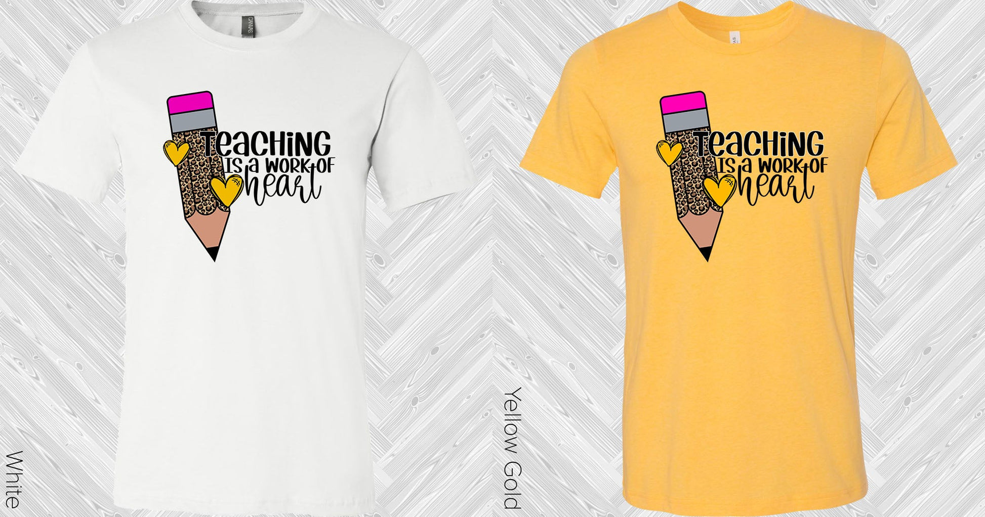 Teaching Is A Work Of Heart Graphic Tee Graphic Tee