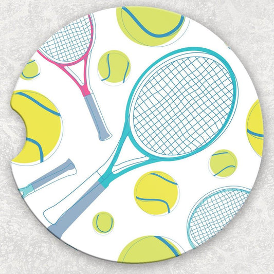 Car Coaster Set - Tennis