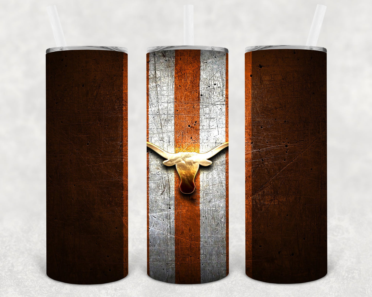 Texas Longhorns 20 Oz Skinny Tumbler