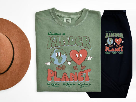 Create A Kinder Planet Graphic Tee Graphic Tee