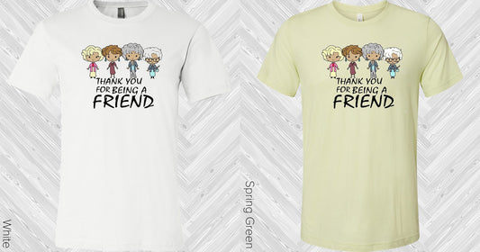 Golden Girls: Thank You For Being A Friend Graphic Tee Graphic Tee