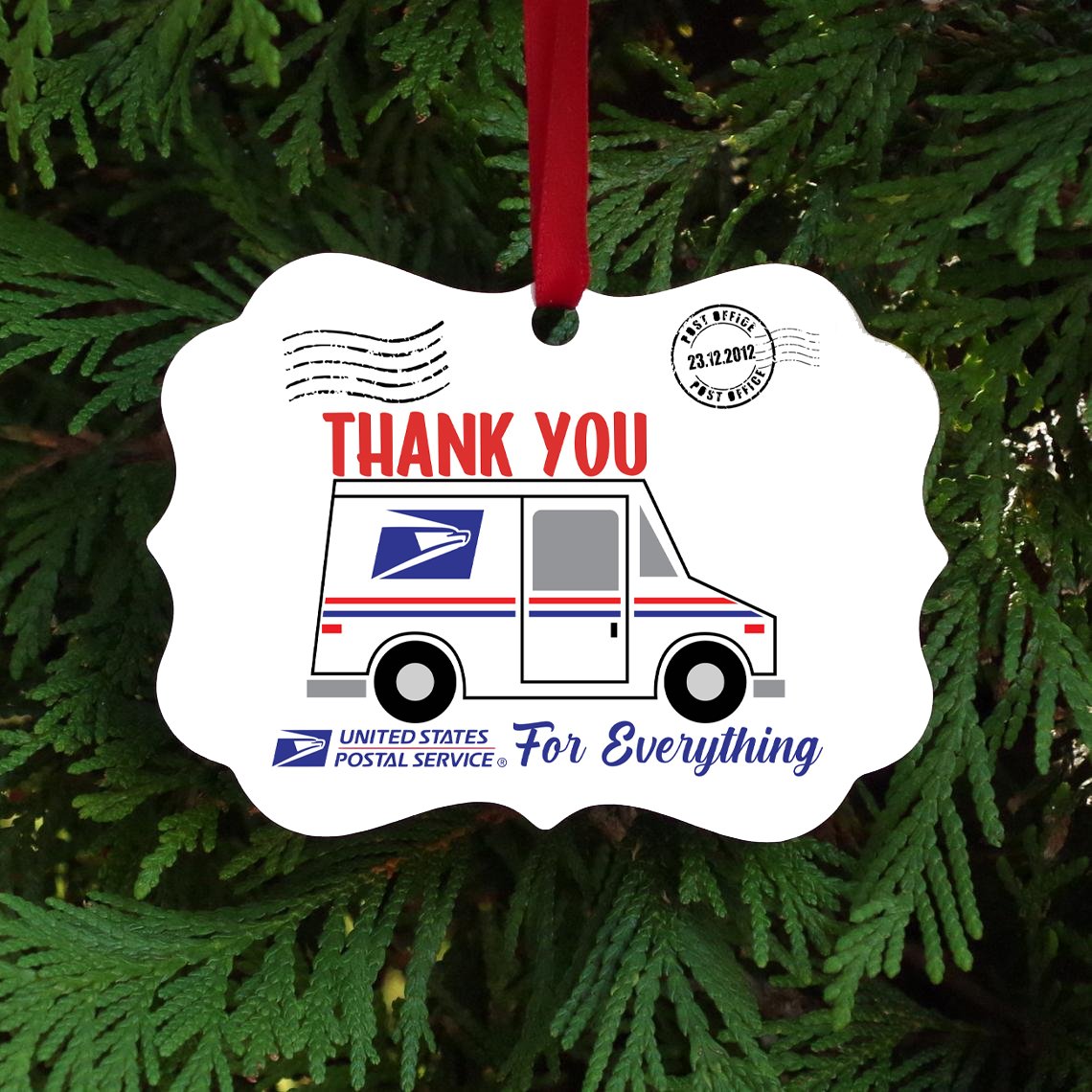 Thank You For Everything Ornament Usps Christmas