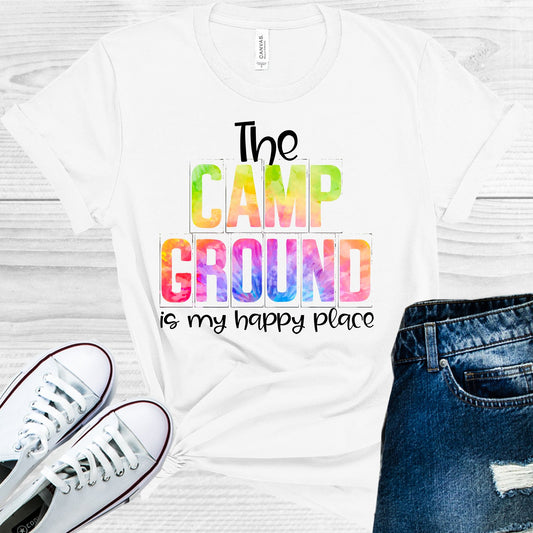 The Campground Is My Happy Place Graphic Tee Graphic Tee