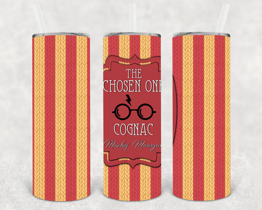 The Chosen One Cognac 20 Oz Skinny Tumbler