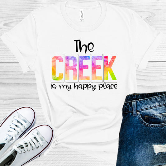The Creek Is My Happy Place Graphic Tee Graphic Tee