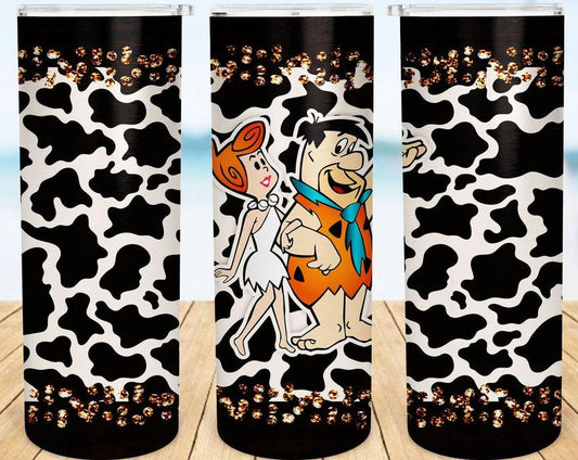 The Flintstones 20 Oz Skinny Tumbler