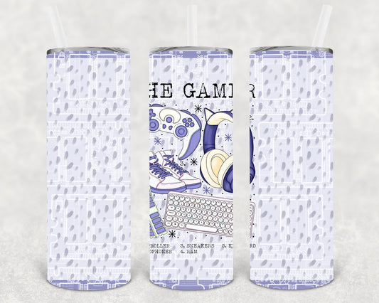 The Gamer 20 Oz Skinny Tumbler