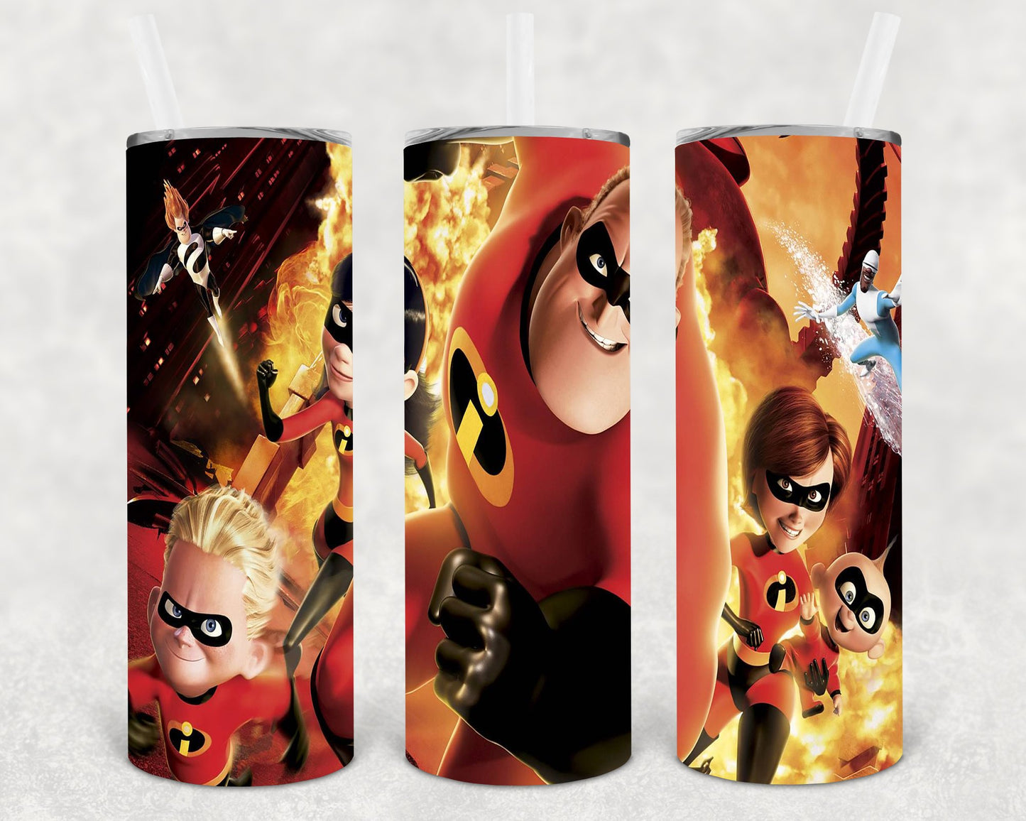 The Incredibles 20 Oz Skinny Tumbler