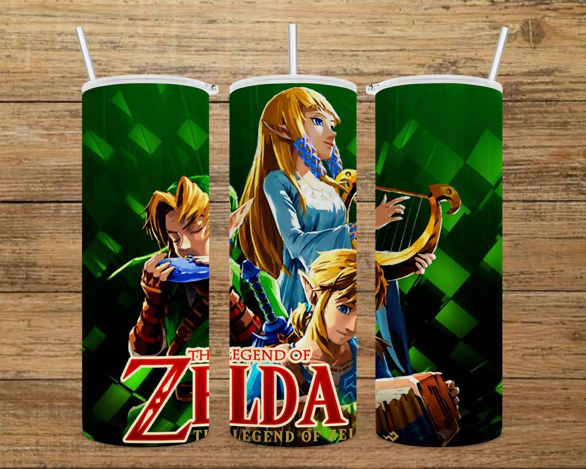 The Legend Of Zelda 20 Oz Skinny Tumbler