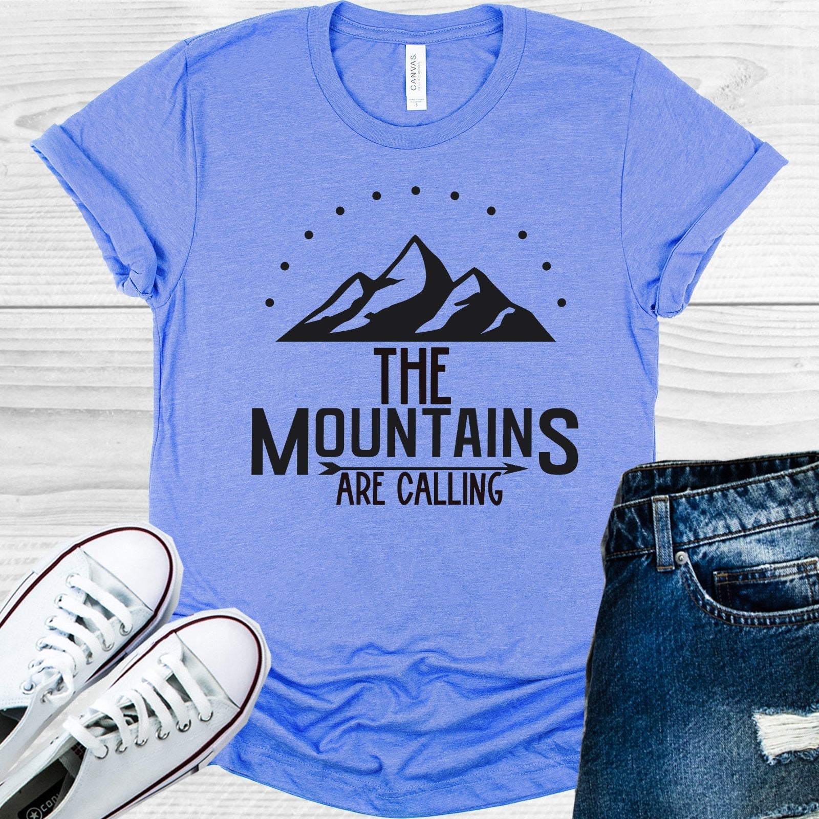 The Mountains Are Calling Graphic Tee Graphic Tee
