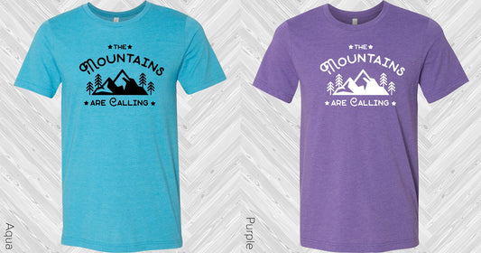 The Mountains Are Calling Graphic Tee Graphic Tee